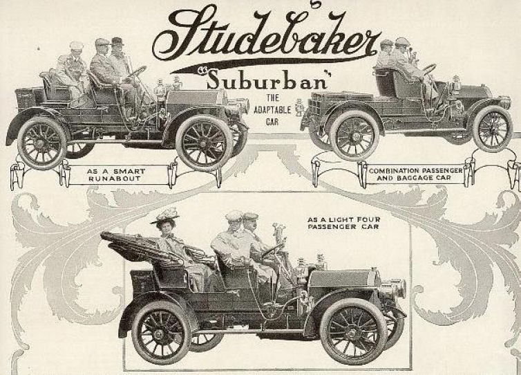 1908 Studebaker Auto Advertising